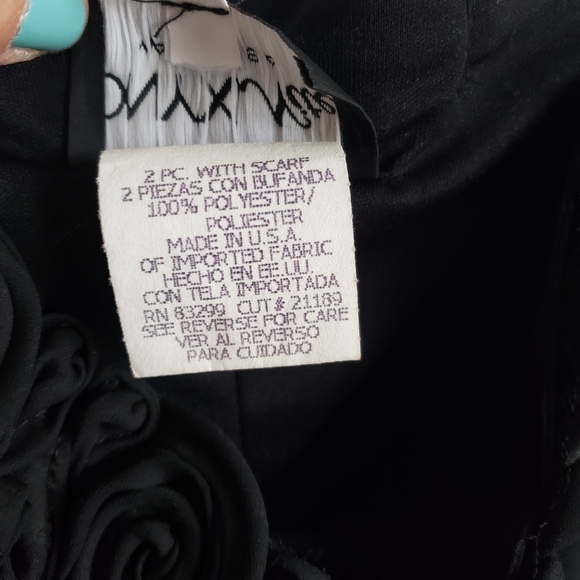 Floor Length Spaghetti Strap Gown - Picture 9 of 9